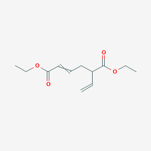 molecular formula C12H18O4 B14539050 Diethyl 5-ethenylhex-2-enedioate CAS No. 62381-36-6