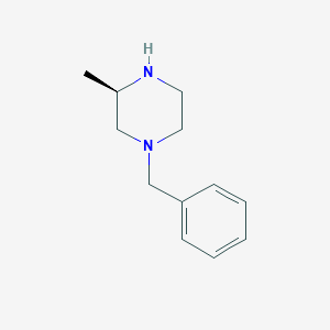 molecular formula C12H18N2 B145391 (R)-1-Benzyl-3-methylpiperazine CAS No. 132871-11-5