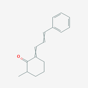 Cyclohexanone, 2-methyl-6-(3-phenyl-2-propenylidene)-