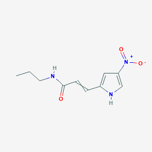 3-(4-Nitro-1H-pyrrol-2-YL)-N-propylprop-2-enamide