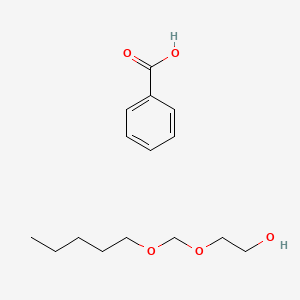 Benzoic acid;2-(pentoxymethoxy)ethanol