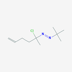 (E)-1-tert-Butyl-2-(2-chlorohex-5-en-2-yl)diazene