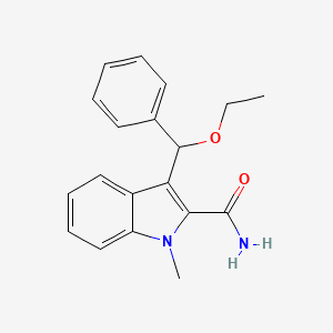 1H-Indole-2-carboxamide, 3-(ethoxyphenylmethyl)-1-methyl-