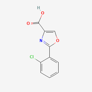 molecular formula C10H6ClNO3 B1453933 2-(2-Chlorophenyl)-1,3-oxazole-4-carboxylic acid CAS No. 1247706-41-7