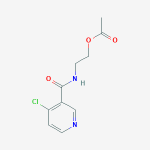 2-[(4-Chloropyridine-3-carbonyl)amino]ethyl acetate