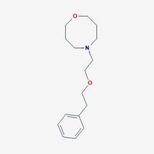 2H-1,5-Oxazocine, hexahydro-5-[2-(2-phenylethoxy)ethyl]-