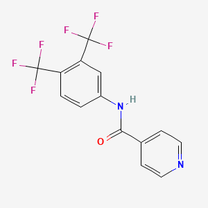 N-[3,4-Bis(trifluoromethyl)phenyl]pyridine-4-carboxamide