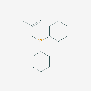 Dicyclohexyl(2-methylprop-2-en-1-yl)phosphane