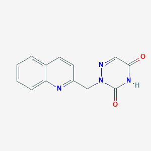 2-[(Quinolin-2-yl)methyl]-1,2,4-triazine-3,5(2H,4H)-dione