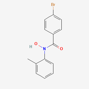 Benzamide, 4-bromo-N-hydroxy-N-(2-methylphenyl)-