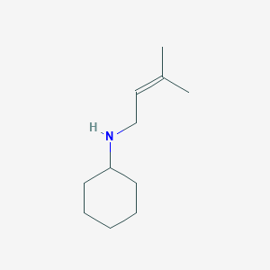 N-(3-Methylbut-2-en-1-yl)cyclohexanamine