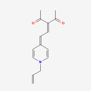 2,4-Pentanedione, 3-[[1-(2-propenyl)-4(1H)-pyridinylidene]ethylidene]-