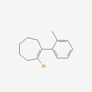 1-Bromo-2-(2-methylphenyl)cyclohept-1-ene