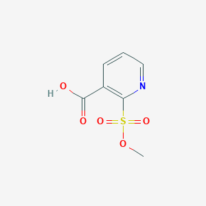 2-(Methoxysulfonyl)pyridine-3-carboxylic acid