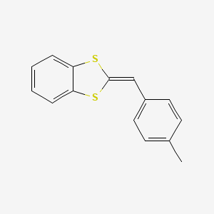 2-[(4-Methylphenyl)methylidene]-2H-1,3-benzodithiole