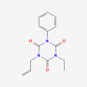 1-Ethyl-3-phenyl-5-(prop-2-en-1-yl)-1,3,5-triazinane-2,4,6-trione