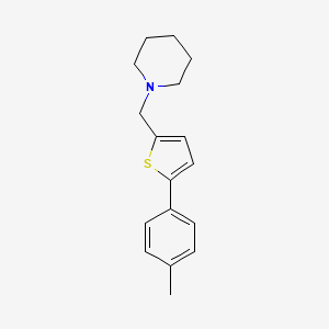 1-{[5-(4-Methylphenyl)thiophen-2-yl]methyl}piperidine