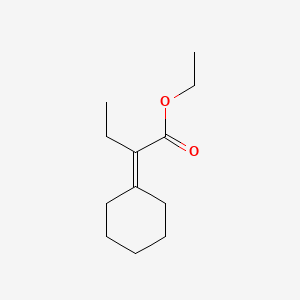 Ethyl 2-cyclohexylidenebutanoate