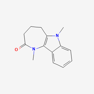 1,6-Dimethyl-3,4,5,6-tetrahydroazepino[3,2-b]indol-2(1H)-one