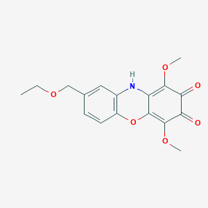 8-(Ethoxymethyl)-1,4-dimethoxy-3H-phenoxazine-2,3(10H)-dione