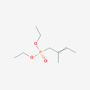 Diethyl (2-methylbut-2-en-1-yl)phosphonate