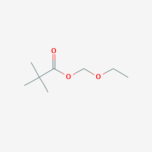 molecular formula C8H16O3 B14539953 Ethoxymethyl 2,2-dimethylpropanoate CAS No. 62047-61-4