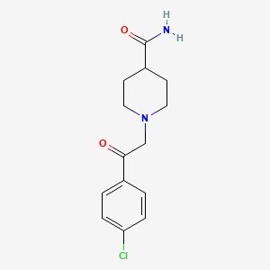 B1453996 1-[2-(4-Chlorophenyl)-2-oxoethyl]piperidine-4-carboxamide CAS No. 946817-32-9