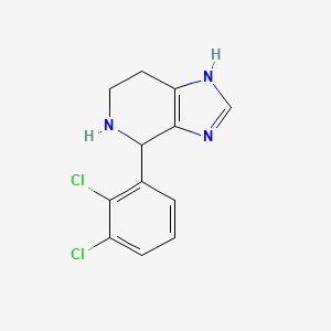 molecular formula C12H11Cl2N3 B1453997 4-(2,3-dichlorophenyl)-4,5,6,7-tetrahydro-3H-imidazo[4,5-c]pyridine CAS No. 1010918-36-1