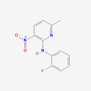 N-(2-Fluorophenyl)-6-methyl-3-nitropyridin-2-amine