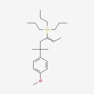 [5-(4-Methoxyphenyl)-5-methylhex-2-en-3-yl](tripropyl)germane