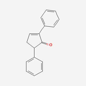 2-Cyclopenten-1-one, 2,5-diphenyl-