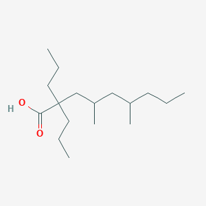 4,6-Dimethyl-2,2-dipropylnonanoic acid