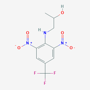 1-[2,6-Dinitro-4-(trifluoromethyl)anilino]propan-2-ol