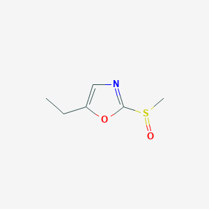 5-Ethyl-2-(methanesulfinyl)-1,3-oxazole