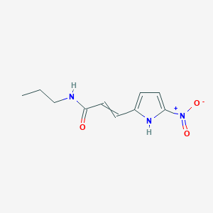 3-(5-Nitro-1H-pyrrol-2-YL)-N-propylprop-2-enamide