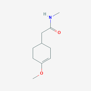 2-(4-Methoxycyclohex-3-en-1-yl)-N-methylacetamide