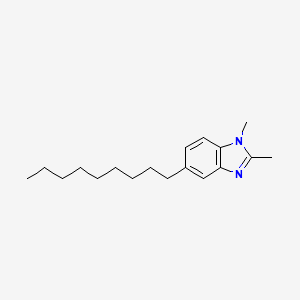 1,2-Dimethyl-5-nonyl-1H-benzimidazole