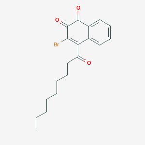 1,2-Naphthalenedione, 3-bromo-4-(1-oxononyl)-