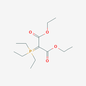 molecular formula C13H25O4P B14540312 Diethyl (triethyl-lambda~5~-phosphanylidene)propanedioate CAS No. 62346-71-8