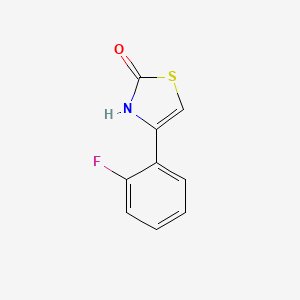 molecular formula C9H6FNOS B1454055 4-(2-Fluorophenyl)-1,3-Thiazol-2(3h)-One CAS No. 1095051-79-8