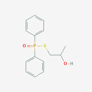 molecular formula C15H17O2PS B14540561 S-(2-Hydroxypropyl) diphenylphosphinothioate CAS No. 61959-98-6