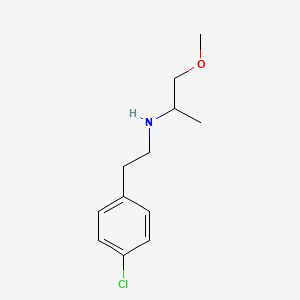 molecular formula C12H18ClNO B1454071 [2-(4-Chlorophenyl)ethyl](1-methoxypropan-2-yl)amine CAS No. 1249246-14-7