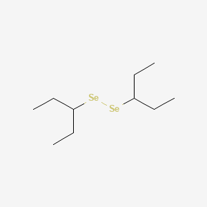 molecular formula C10H22Se2 B14540713 Di(pentan-3-yl)diselane CAS No. 62212-24-2