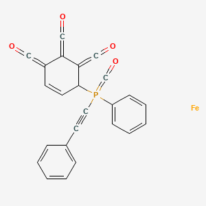 molecular formula C24H13FeO4P B14540746 CID 71373855 CAS No. 62415-28-5