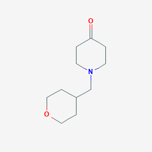 molecular formula C11H19NO2 B1454081 1-[(氧杂-4-基)甲基]哌啶-4-酮 CAS No. 1249113-86-7