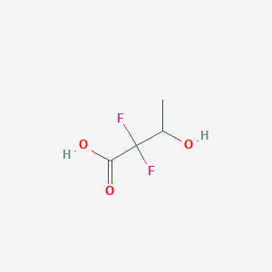 molecular formula C4H6F2O3 B1454085 2,2-二氟-3-羟基丁酸 CAS No. 848786-25-4