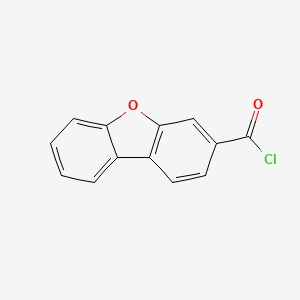 molecular formula C13H7ClO2 B14540964 Dibenzo[b,d]furan-3-carbonyl chloride CAS No. 61831-09-2