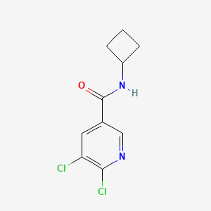 molecular formula C10H10Cl2N2O B1454104 5,6-Dichloro-N-cyclobutylnicotinamide CAS No. 1249443-42-2