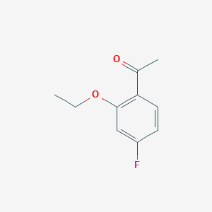 molecular formula C10H11FO2 B1454105 2'-Ethoxy-4'-fluoroacetophenone CAS No. 51788-79-5