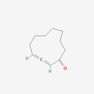 molecular formula C11H16O B14541104 Cycloundeca-2,3-dien-1-one CAS No. 62156-40-5